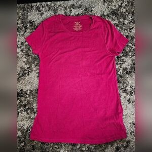 Faded Glory Pink Girls Tshirt Size Large 12-14